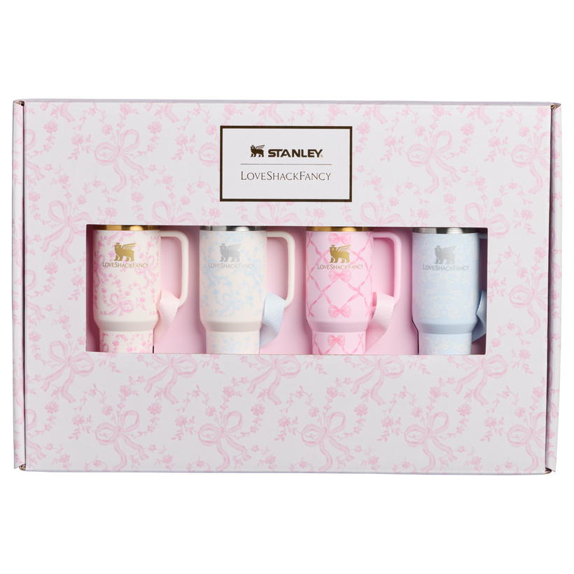 Stanley 1913 x LoveShackFancy Holiday Quencher ProTour Ornament Set - Bright Essential Pack