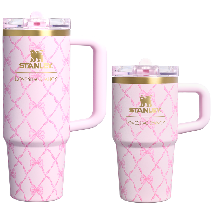 Stanley 1913 x LoveShackFancy Holiday The Quencher® Details ProTour Tumbler Set | 2-pack - Premium Active Ready